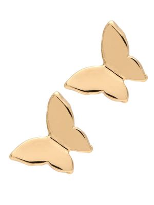 Gold Butterfly Stud Earrings