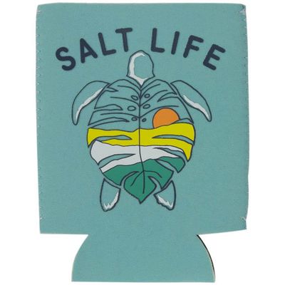 Turtle Leaf Can Holder-Aruba Blue