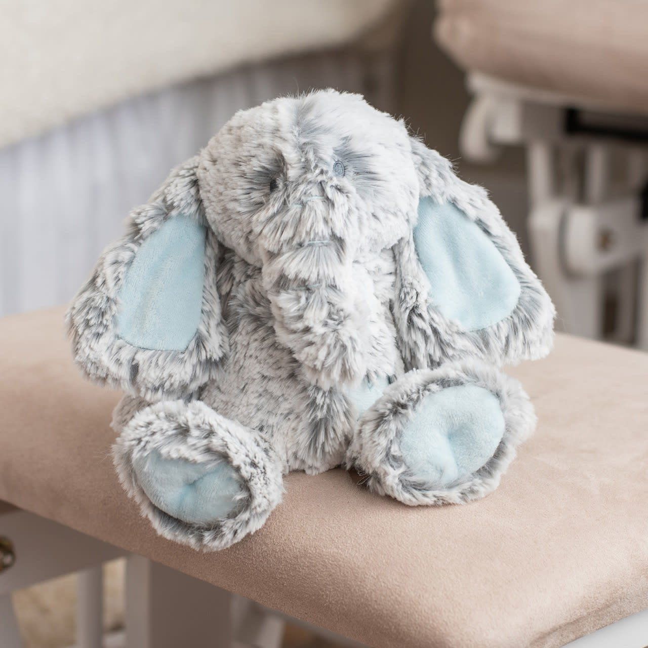 Luxurious Elephant Rattle - Blue