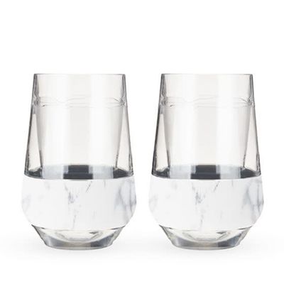 Wine FREEZE™ XL in Marble (set of 2) by HOST®