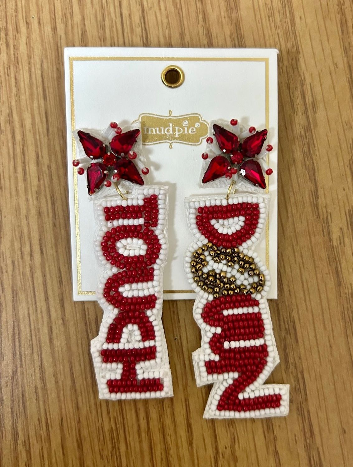 Touch Down- Gameday Beaded Earrings