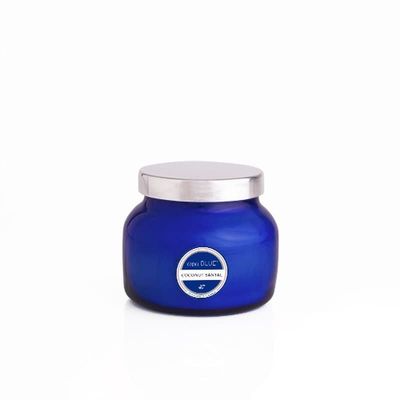Volcano Coconut Santal Blue Petite Jar, 8 oz