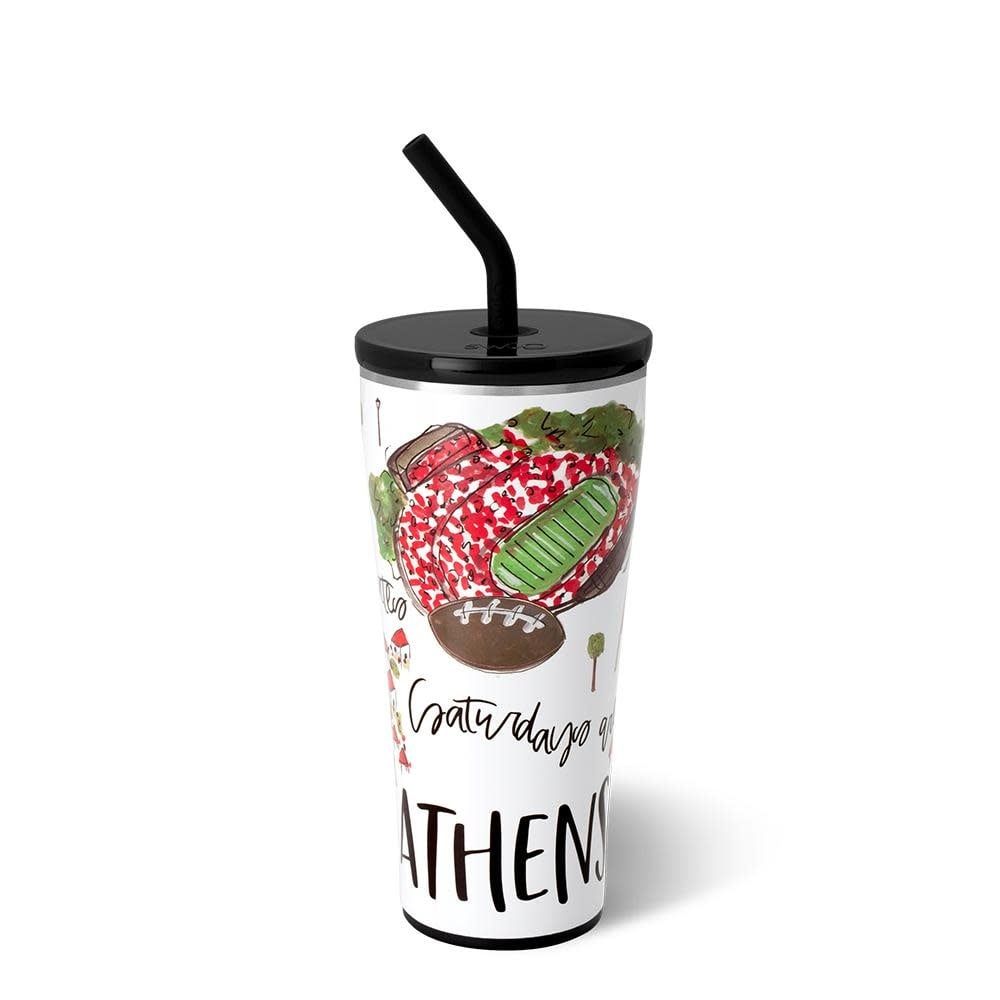 Swig 32oz - Saturdays in Athens Straw Tumbler