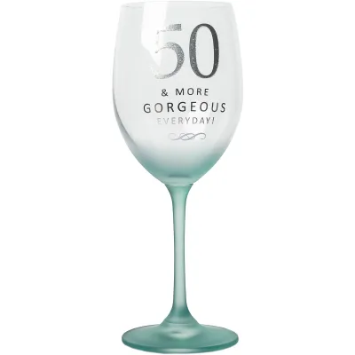 50 Gift Boxed 19 oz Crystal Wine Glass