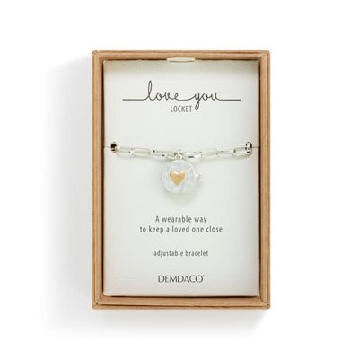 Love you Locket Bracelet - Silver