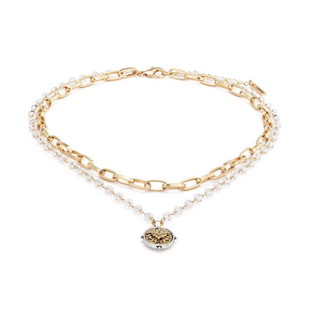 Sacred Heart Necklace - Gold