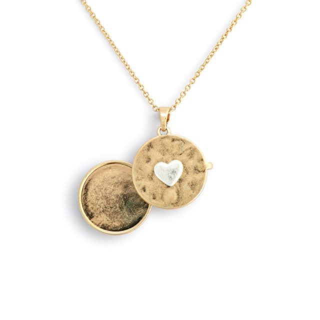 Love you Locket Necklace - Gold