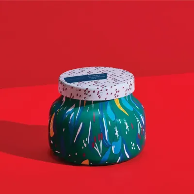Volcano Holiday Pattern Play Petite Jar, 8 oz