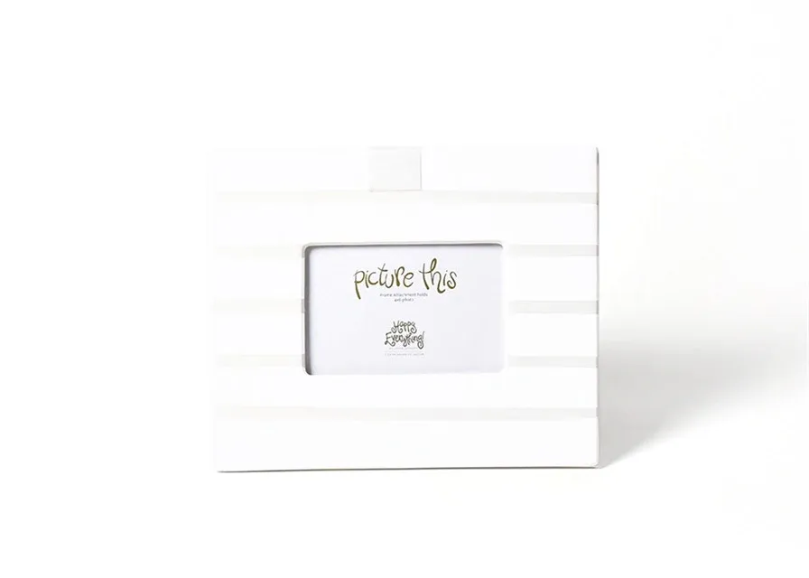 White Stripe Mini Frame