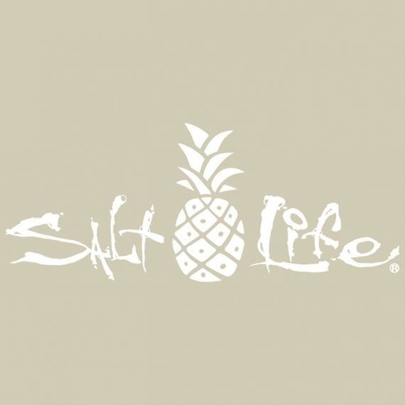 Signature Pineapple Medium Decal, Color: White