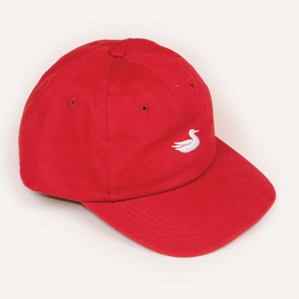The Southern Marsh Hat, Color: Crimson Hat with White Duck