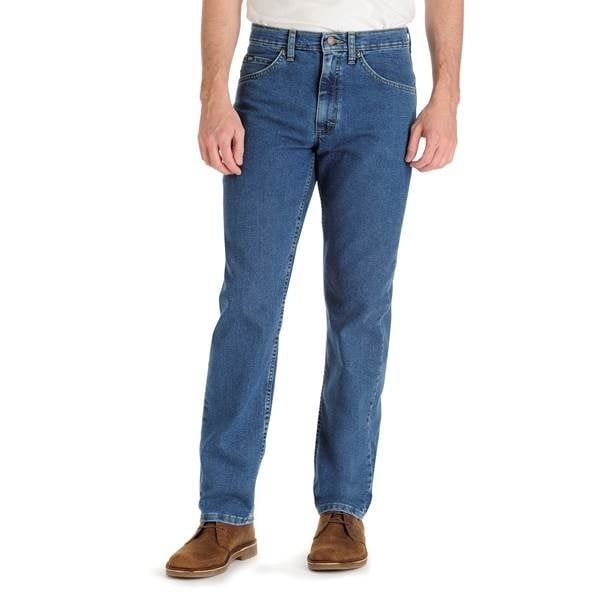 Lee Regular Fit Stretch Jeans , Color: Pepperwash, Size: 44 30