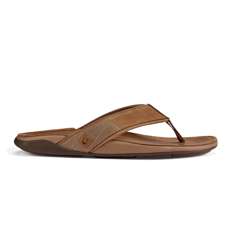  Tuahine  Waterproof Leather Beach Sandal, Color: Toffee/Toffee, Size: 8