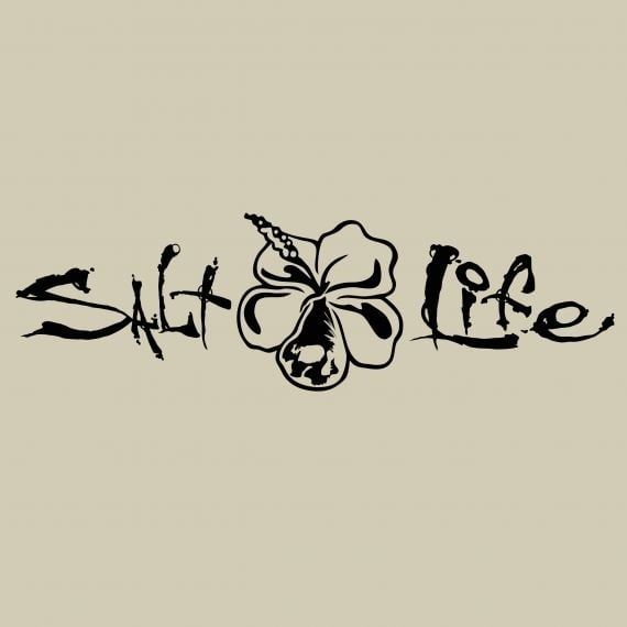 Signature Hibiscus Decal, Color: Black