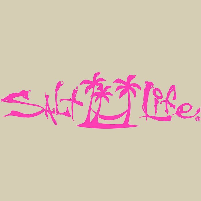 Signature Lounging Medium Decal, Color: Pink