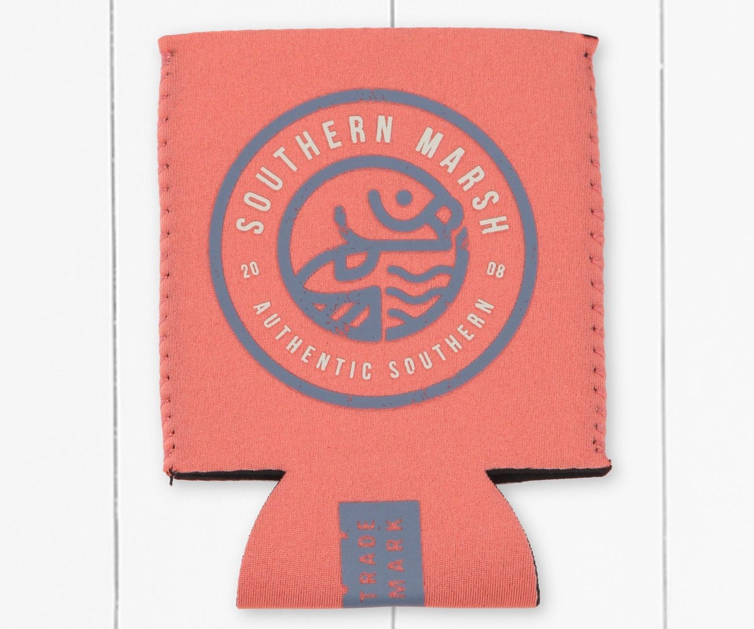 Circle Catch Coozie , Color: Orange With Blue