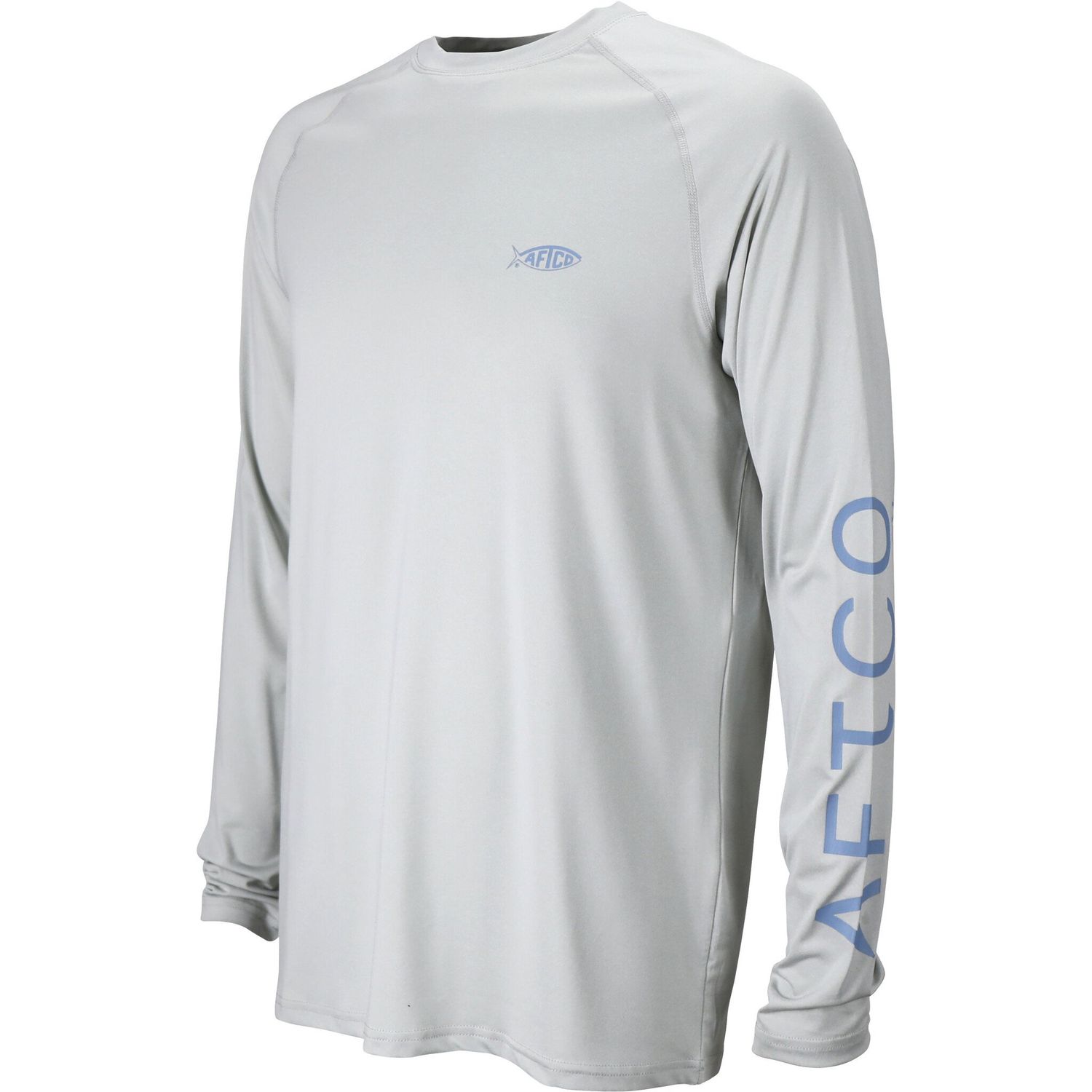 Samurai Heathered Long Sleeve T-Shirt, Color: Silver Heather, Size: S