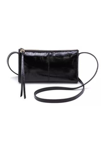 Jewel Crossbody - Vintage Hide, Color: Black