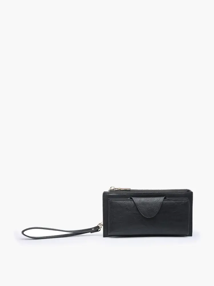 Kyla RFID Wallet, Color: Black