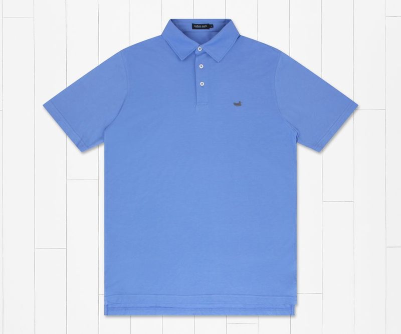 MarshLUX Mangrove Pique Polo , Color: French Blue, Size: S