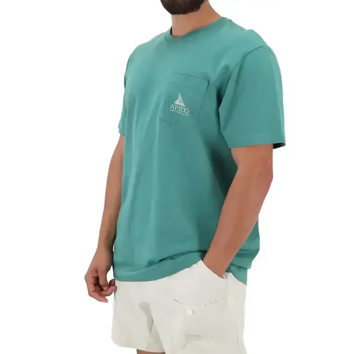 Tall Tail SS Pocket T-Shirt, Color: Bottle Green, Size: S