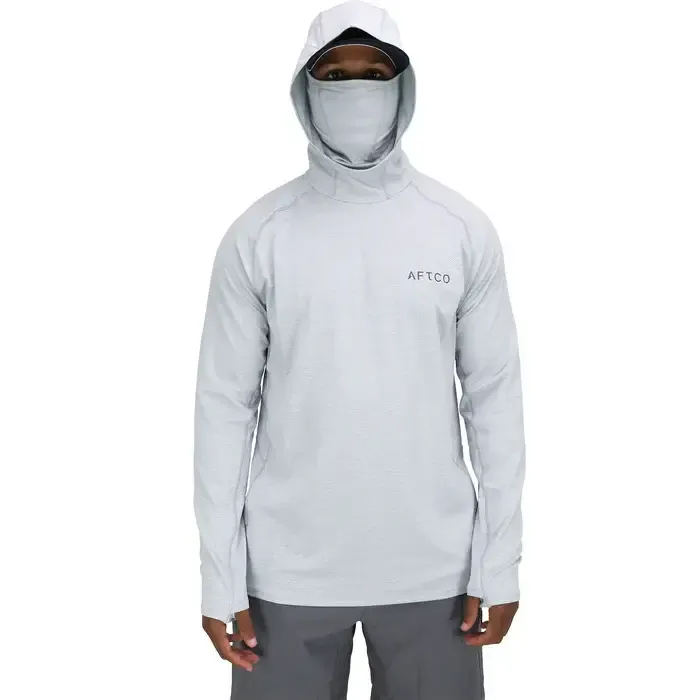 Adapt Phase Change Performance Hoodie, Color: Light Gray Heather, Size: S