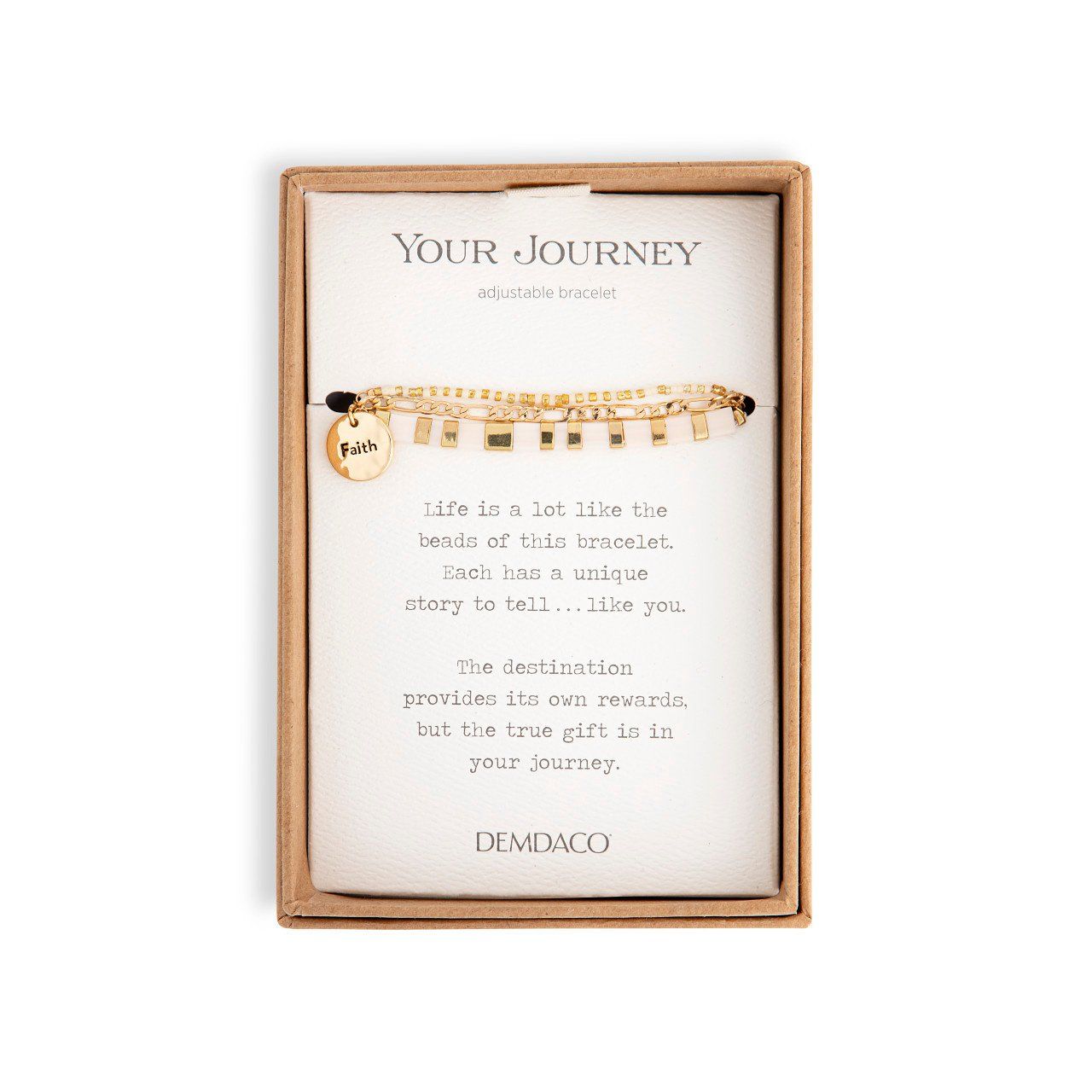 Your Journey Tile Bracelet , Message: Faith