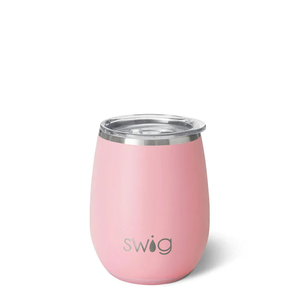 Stemless Wine Cup 14oz, Color: Blush