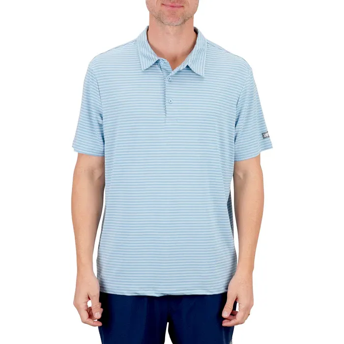 Link SS Performance Polo Shirt, Color: Airy Blue, Size: S