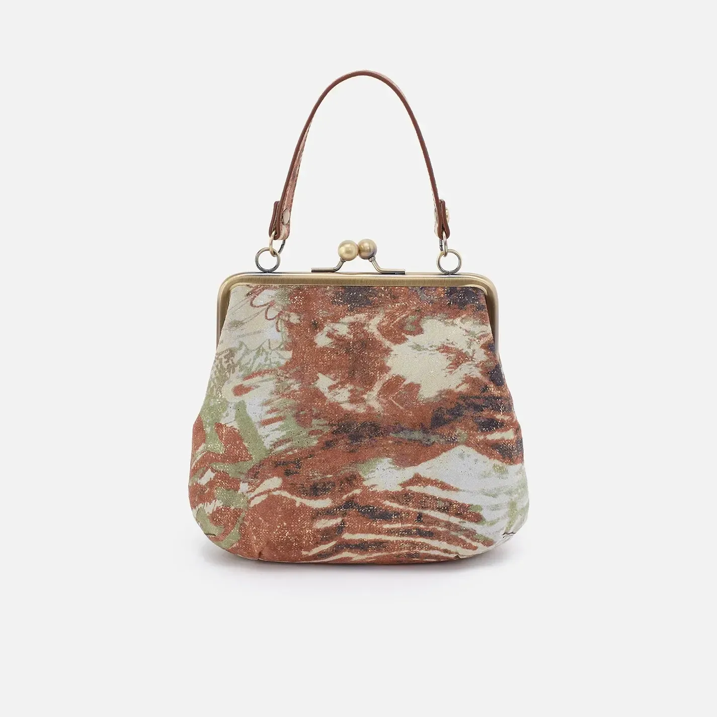 ALBA Crossbody - Printed Leather, Color: Coastal Canyon