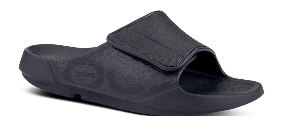 OOahh Sport Flex Sandal - Matte Black, Color: Matte Black, Size: M5W7