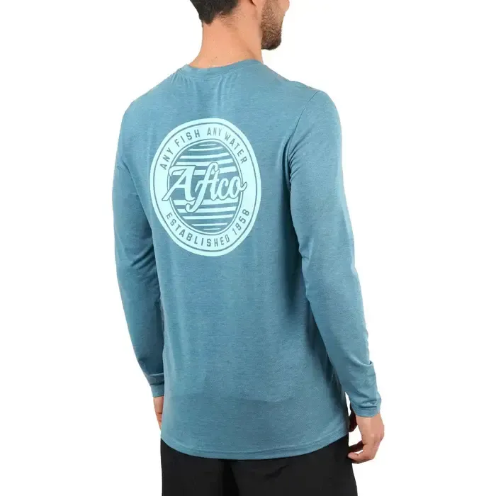 Ocean Bound LS Performance Shirt, Color: Arctic Heather, Size: S