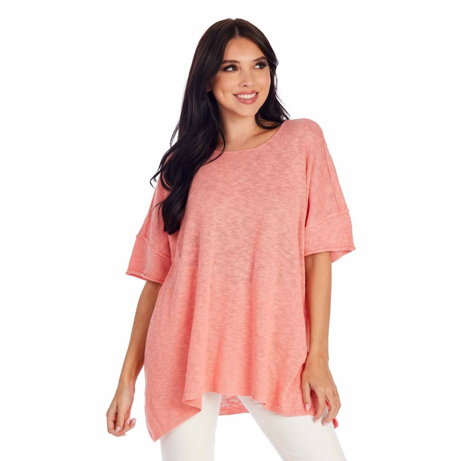 Evan Top, Color: Coral, Size: O/S