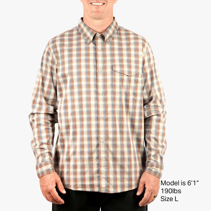 Portside Long Sleeve Button Down Fishing Shirt
