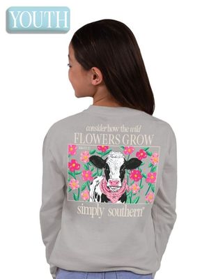 Youth - Wild Flowers Long Sleeve T-Shirt