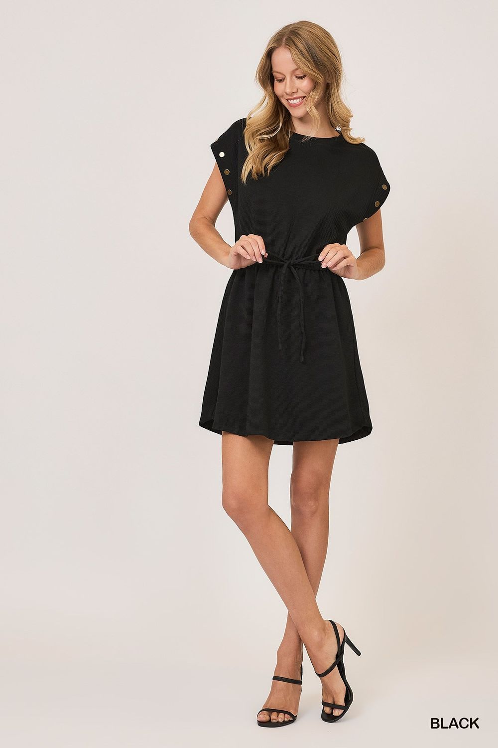 Ribbed Knit Mini Dress