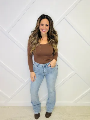 Thermal Bootcut Jeans