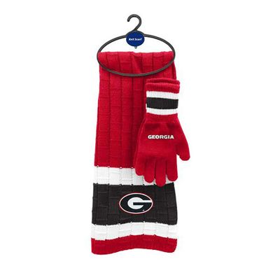 Georgia Bulldogs Scarf and Glove Set