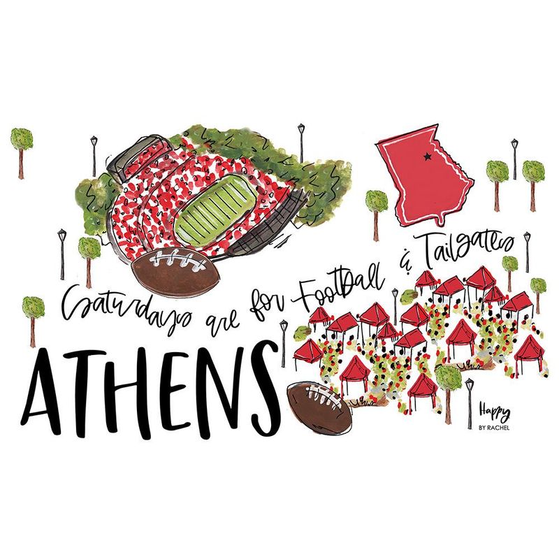 Swig 32oz - Saturdays in Athens Straw Tumbler