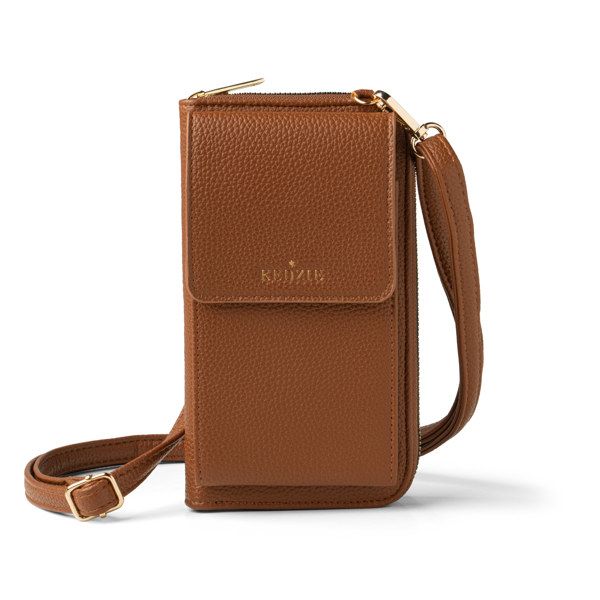 Kedzie Eclipse Smartphone Crossbody, Color: Chestnut