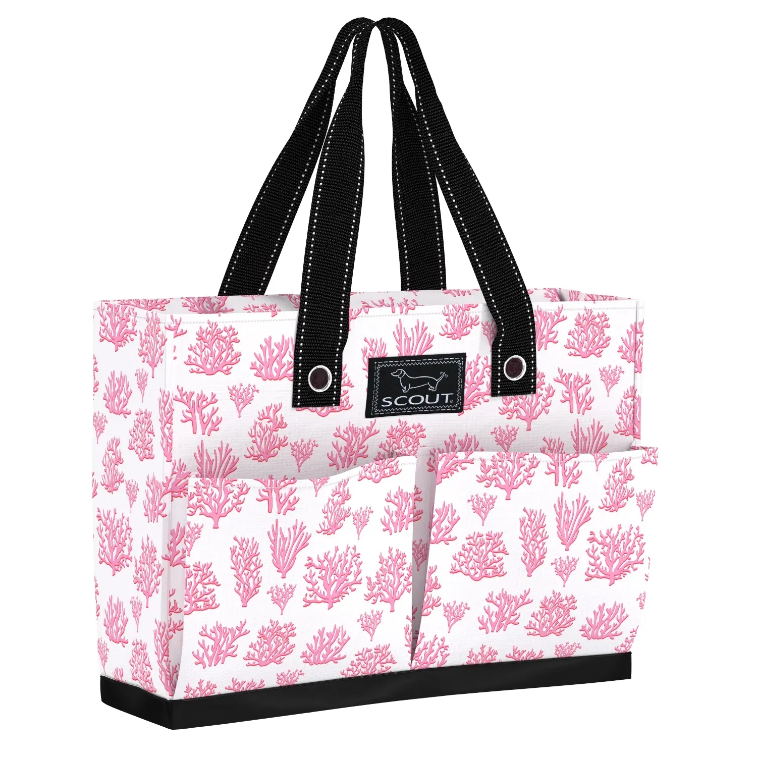 Uptown Girl - Pocket Tote Medium, Pattern: Floral Reef