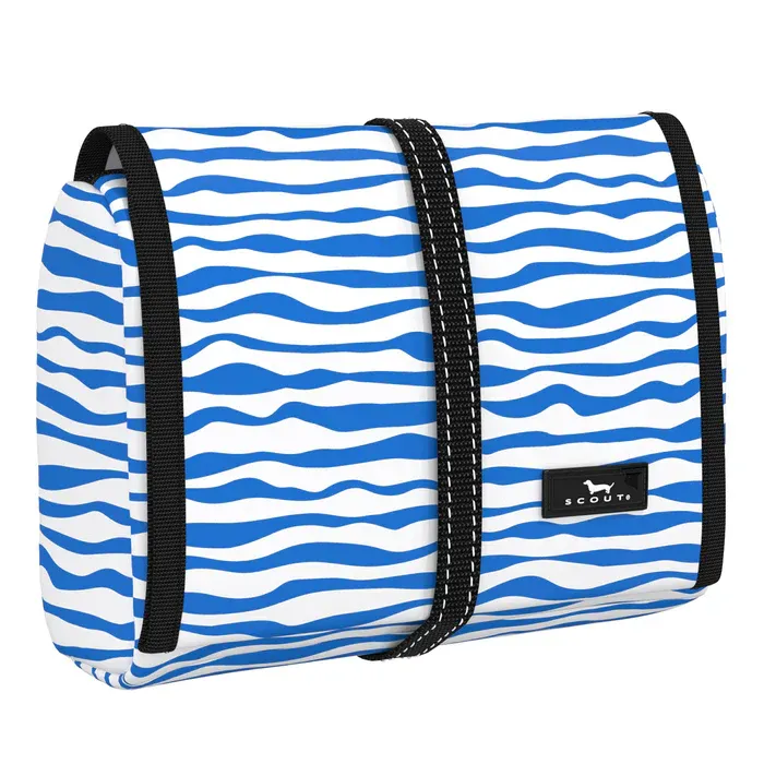 Beauty Burrito Hanging Toiletry Bag, Pattern: Vitamin Sea