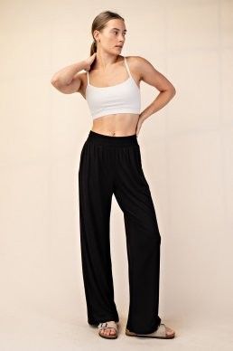 Viscose Modal Wide Leg Pants