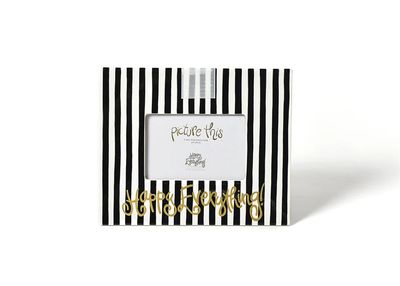 Black Stripe Happy Everything Frame