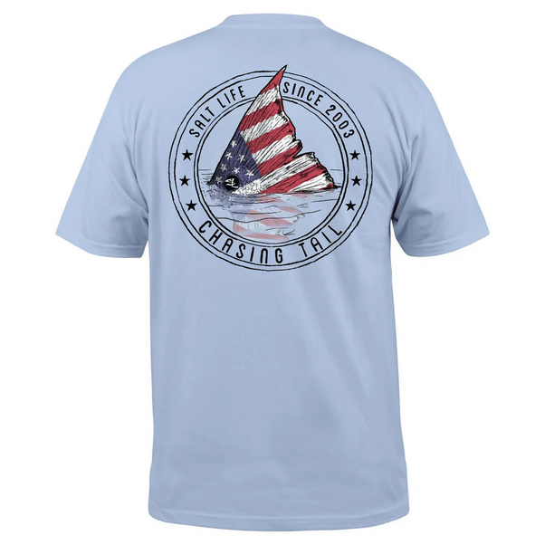 Redfish Stars and Stripe Short Sleeve Shirt