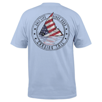 Redfish Stars and Stripe Short Sleeve Shirt