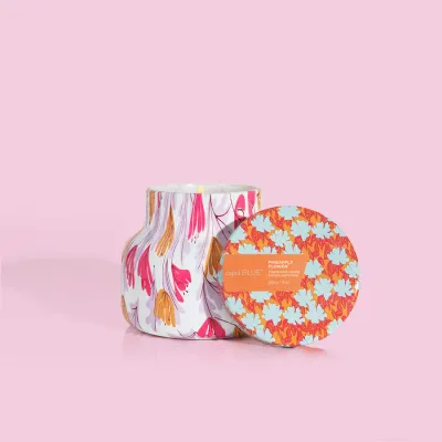 Pineapple Flower Pattern Play Petite Candle, 8 oz