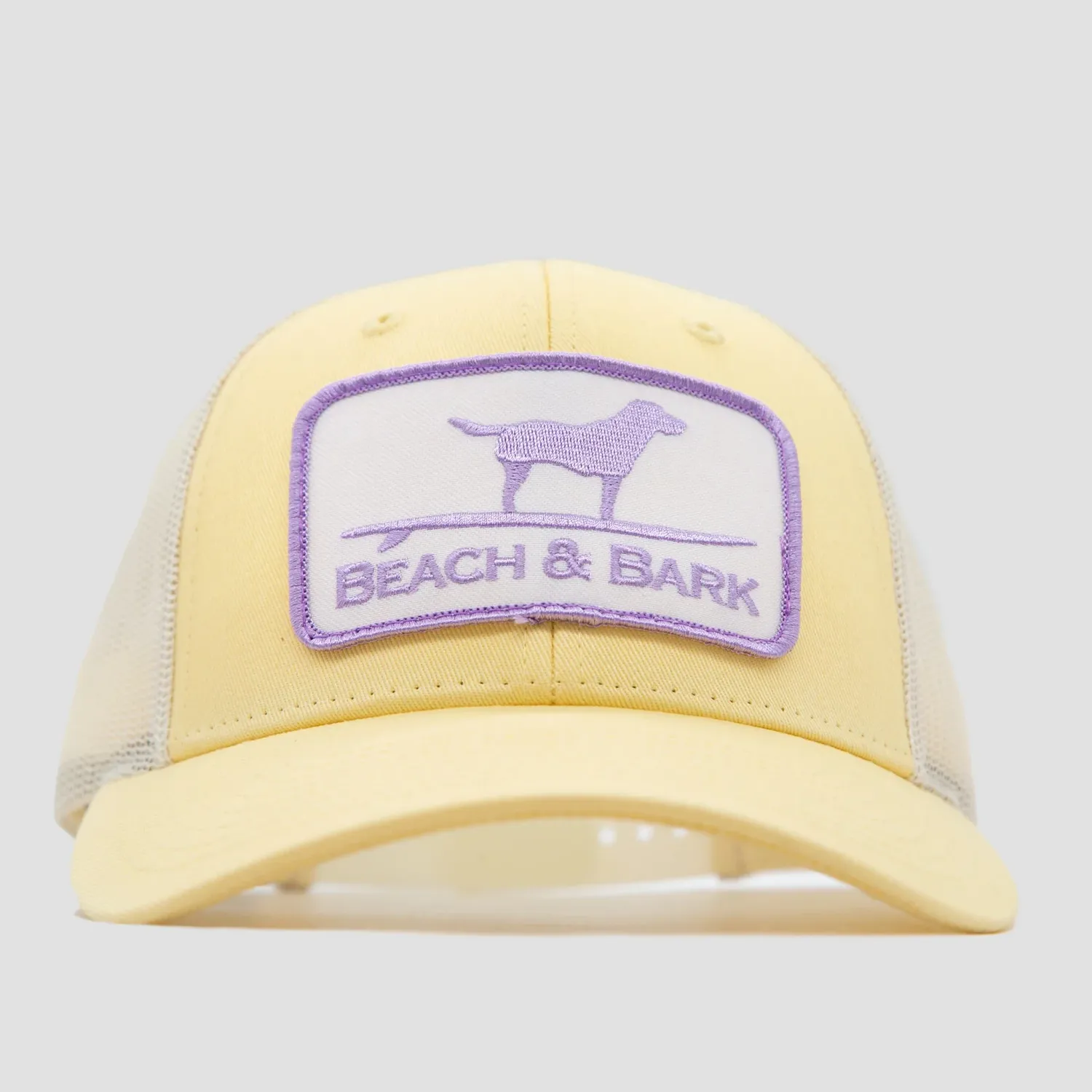 Beach &amp; Bark Med Snapback Hat, Color: Banana /Birch, Size: M/L