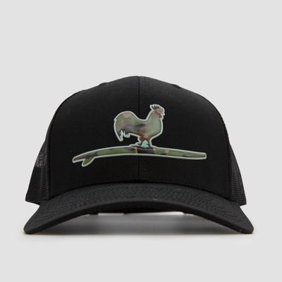 Surfing Rooster Camo Snapback Hat