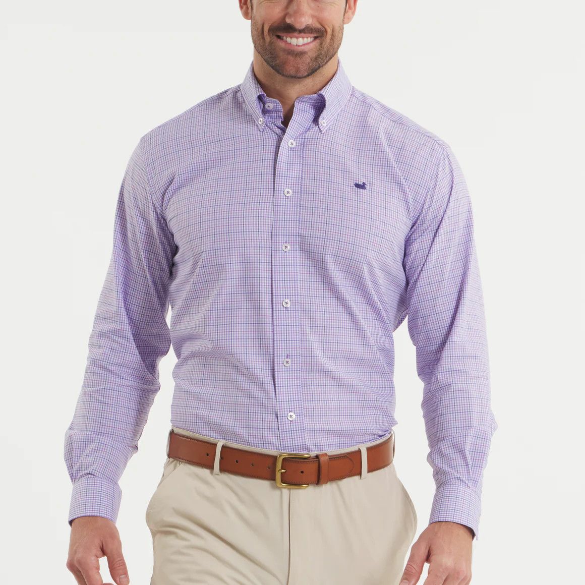 Dyer Performance Gingham Dress Shirt